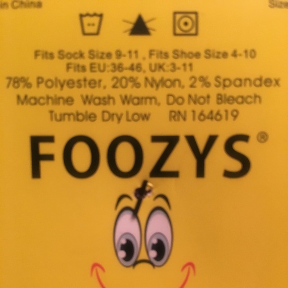 Foozys Socks Sloths - NWT - Picture 3 of 3